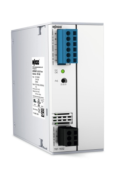 Wago 787-1632 Giriş AC 90V 264V Çıkış DC 24V DC 10A Klasik Epsitron Güç Kaynağı - Thumbnail