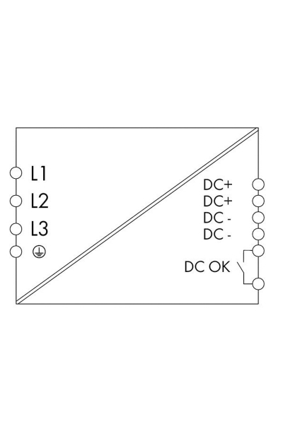 Wago 787-1644 3 faz Giriş AC 320V 575V 24 VDC/40A Klasik Epsitron Güç Kaynağı - Thumbnail