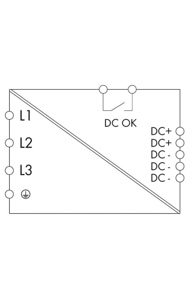 Wago 787-738 3 faz Giriş AC 325V 575V24 VDC/6.25A Standart Epsitron Güç Kaynağı - Thumbnail