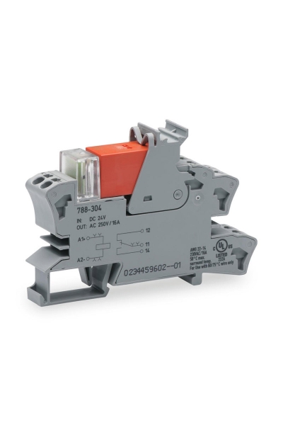 Wago 788-304 Dc 24V 1x16A Soketli Durum Göstergeli Röle Modülü - Thumbnail