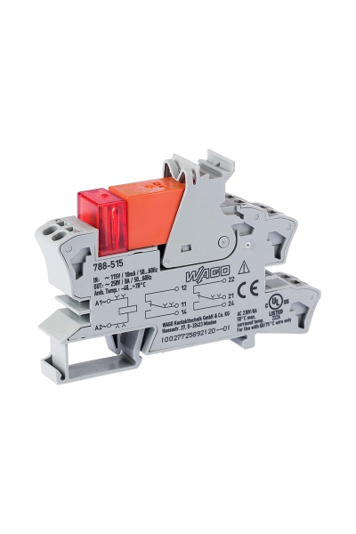 Wago 788-515 Ac 115V 2x8A Soketli Durum Göstergeli Röle Modülü - Thumbnail