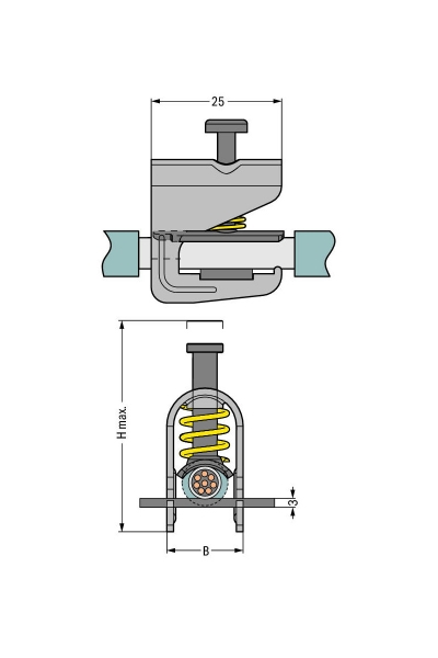 Wago 791-124 50 Adet 30mm Ekranlama Klemensi - Thumbnail