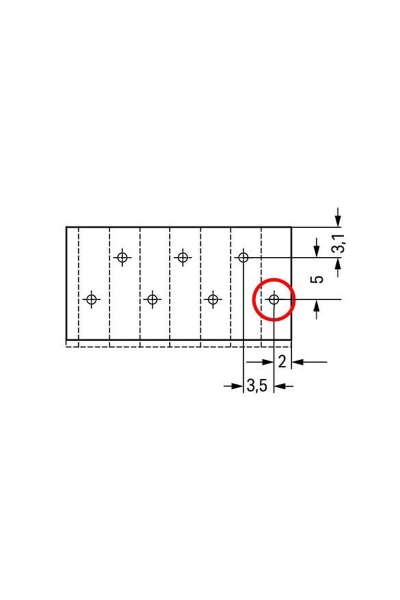 Wago 805-302 145 Adet 1.5mm2 2 Kutuplu 3.5mm Basma Düğmeli Klemens - Thumbnail
