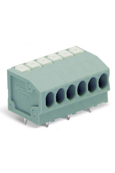 Wago - Wago 805-302 145 Adet 1.5mm2 2 Kutuplu 3.5mm Basma Düğmeli Klemens