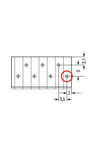 Wago 805-310 30 Adet 1.5mm2 10 Kutuplu 3.5mm Basma Düğmeli Klemens - Thumbnail