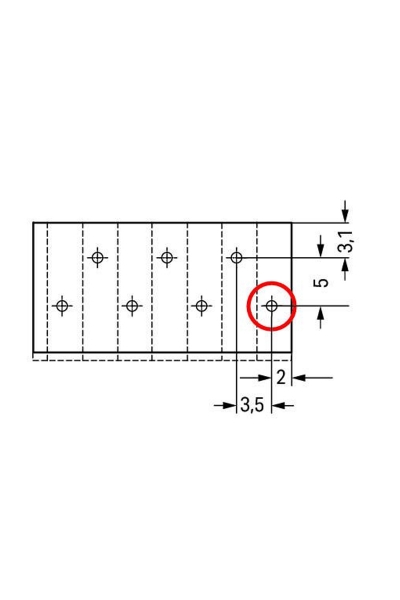 Wago 805-324 10 Adet 1.5mm2 24 Kutuplu 3.5mm Basma Düğmeli Klemens - Thumbnail