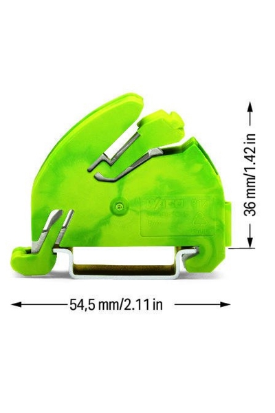 Wago 812-141 25 Adet Toprak Temaslı Busbar Taşıyıcısı - Thumbnail