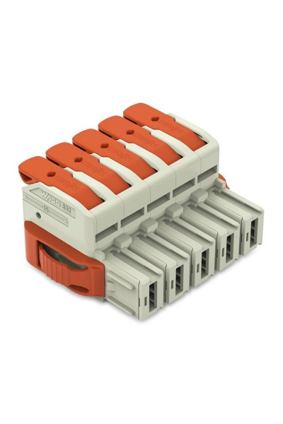 Wago - Wago 832-1105/037-000 10 Adet 10mm2 Kilitlemeli 5 Kutuplu MCS Dişi Konnektör Wago - Wago 832-1105/037-000 10 Adet 10mm2 Kilitlemeli 5 Kutuplu MCS Dişi Konnektör