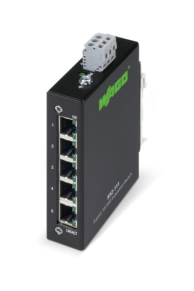 Wago - Wago 852-111 5 Port 100base TX Endüstriyel Ethernet Switch