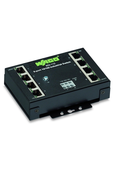 Wago - Wago 852-112 8 Port 100base TX Endüstriyel Ethernet Switch