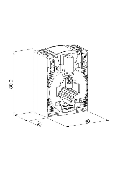 Wago 855-301/060-101 60A-1A 1.25VA Akım Trafosu - Thumbnail