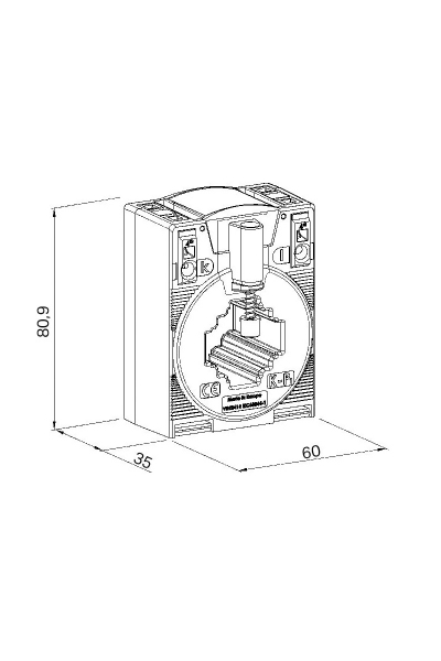 Wago - Wago 855-301/100-201 100A-1A 2.5VA Akım Trafosu Wago 855-301/100-201 100A-1A 2.5VA Akım Trafosu - Thumbnail
