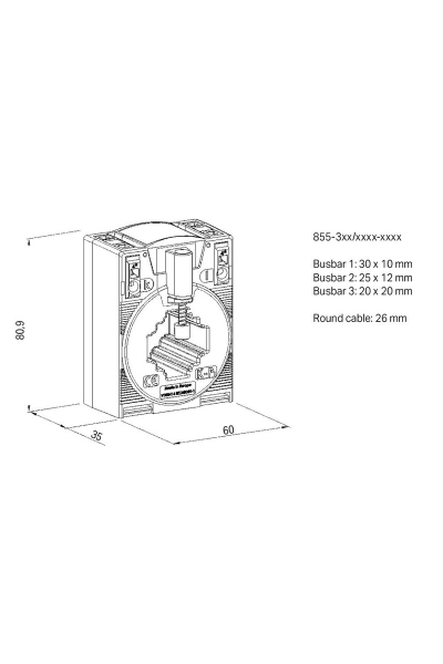Wago - Wago 855-301/200-501 200A-1A 5VA Akım Trafosu Wago 855-301/200-501 200A-1A 5VA Akım Trafosu - Thumbnail