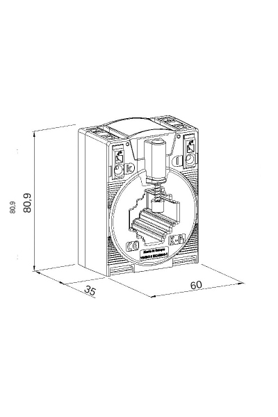 Wago - Wago 855-305/060-101 60A-5A 1.25VA Akım Trafosu Wago 855-305/060-101 60A-5A 1.25VA Akım Trafosu - Thumbnail