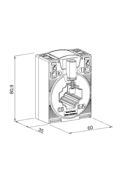 Wago 855-305/250-501 250A-5A 5VA Akım Trafosu - Thumbnail