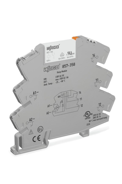 Wago - Wago 857-358 Ac/Dc 230V 3.5mA Röle Modülü Wago 857-358 Ac/Dc 230V 3.5mA Röle Modülü - Thumbnail