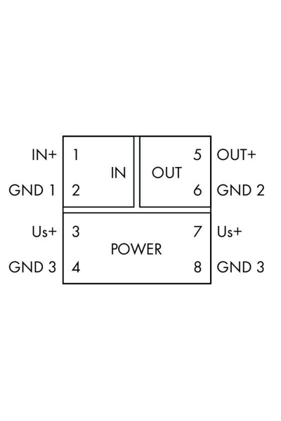 Wago 857-416 3 Yollu İzolasyonlu Kuvvetlendirici - Thumbnail