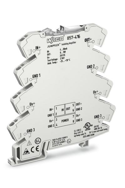 Wago 857-416 3 Yollu İzolasyonlu Kuvvetlendirici - Thumbnail