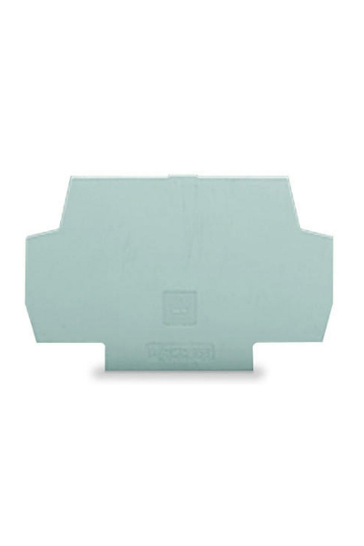 Wago 859-525 25 Adet Optokuplör ve İnce Röleler için Gri Ayırma Sonlandırma Plakası