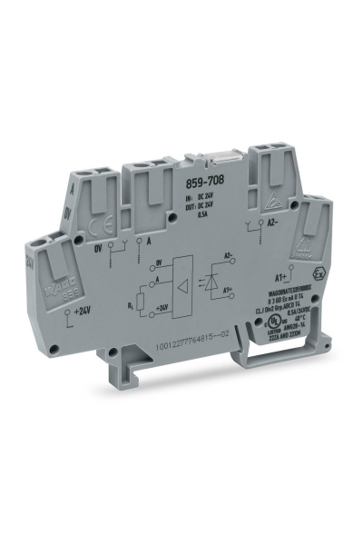 Wago 859-708 Dc 24V/Dc 24V 0.5A 25 kHz Optokuplör Modülü - Thumbnail