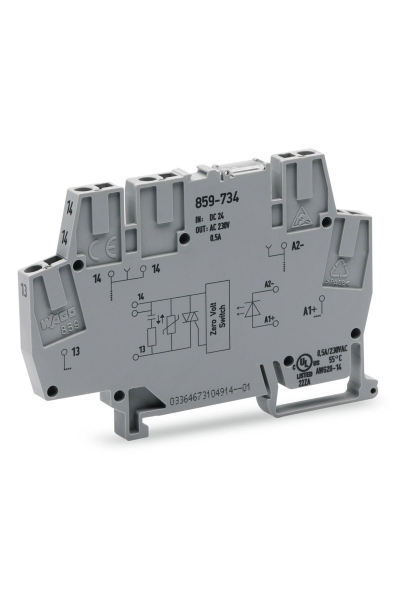 Wago 859-734 Dc 24V/Ac 24-260V/500mA Optokuplör Modülü - Thumbnail