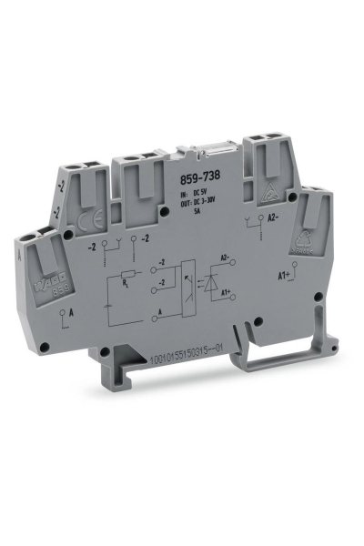 Wago 859-738 10 Adet Dc 5V/Dc 3-30V/5A Optokuplör Modülü - Thumbnail