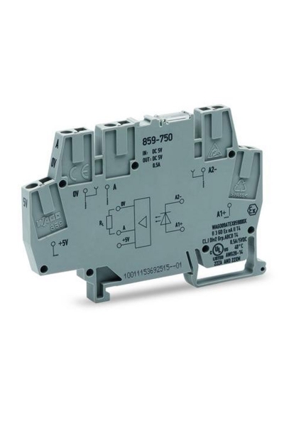 Wago 859-750 Dc 5V/Dc 5 V/500mA 10kHz Optokuplör Modülü