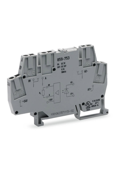 Wago 859-753 Dc 5V/ Dc 24V 100mA 100kHz Optokuplör Modülü - Thumbnail