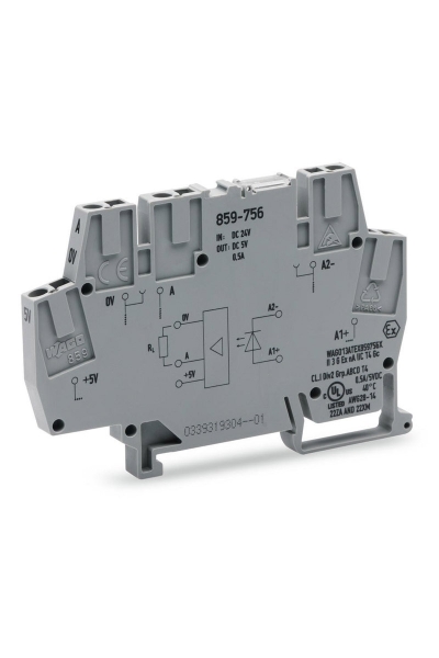 Wago 859-756 Dc 24V/Dc 5V 0.5 A 10kHz Optokuplör Modülü - Thumbnail