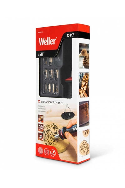 Weller - Weller WLIWBK2523C 25W 15 Adet Ahşap Yakma ve Hobi Seti Weller WLIWBK2523C 25W 15 Adet Ahşap Yakma ve Hobi Seti - Thumbnail